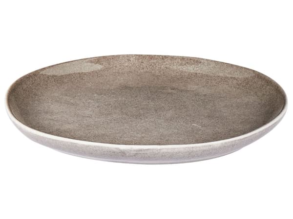 Sett med 8 Sidetallerkener Grå Steintøy Kaolin Håndlaget Reaktiv Glassur Finish Dessert Tallerken Kjøkken Spisestue
