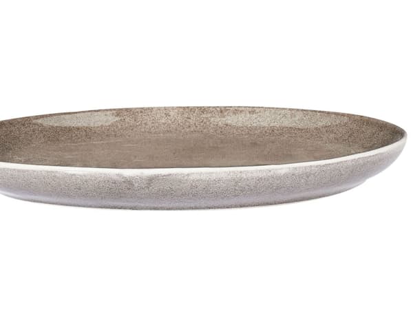 Sett med 8 Sidetallerkener Grå Steintøy Kaolin Håndlaget Reaktiv Glassur Finish Dessert Tallerken Kjøkken Spisestue