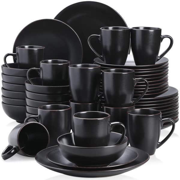 Keramisk Middagssats, Keramiskt Material, Miljövänlig Design,48-delad