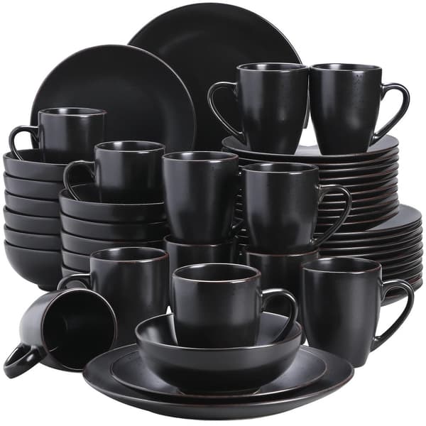 Keramisk Middagssats, Keramiskt Material, Miljövänlig Design,48-delad