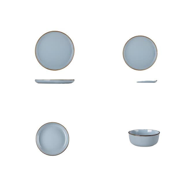 Middagstjänst, Keramiskt Material, Miljövänlig Design,32 Bit