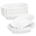 Miniatyrbillede 2 af 2: Keramiske Snacktallerkener, Oval Form, Solid Design,16 Styk