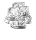Miniatyrbillede 1 af 2: MALACASA Middagsservice, 30/60 Stykker, Miljøvenligt Porcelæn,GRÅ 30-PCS