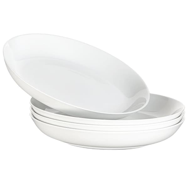 Pasta-astia-setti, runsas kapasiteetti 1,6L, ympäristöystävällinen materiaali,4kpl, Keittolautanen