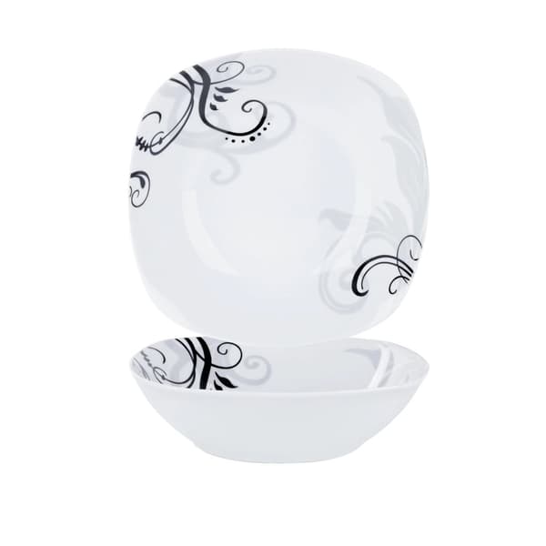 PORCELÆN SKÅL SÆT, 1,05L Kapacitet, Miljøvenligt Design,2-DELS SÆT