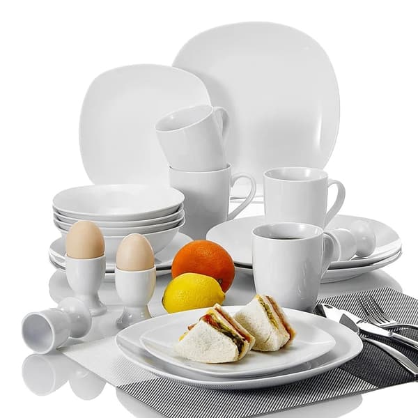 20-delt porcelænsservice, service til 4, FDA-certificeret,20 stk.