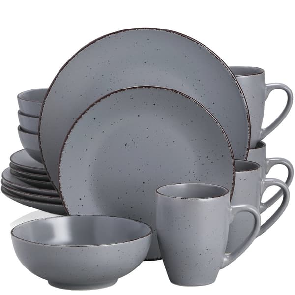 Keramiskt Servis, Miljövänligt, Vintage Design, Service för 10+,16-delad