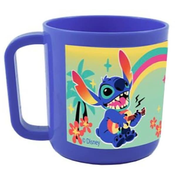 Servisset - FUN HOUSE - LILO AND STITCH Glas, tallrik Ø22 cm och Ø16 cm, bestick, vattenflaska och snackslåda