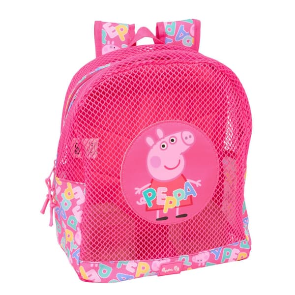 Strand rygsæk Peppa Pig Pink 30,5 x 24 x 18 cm Børns