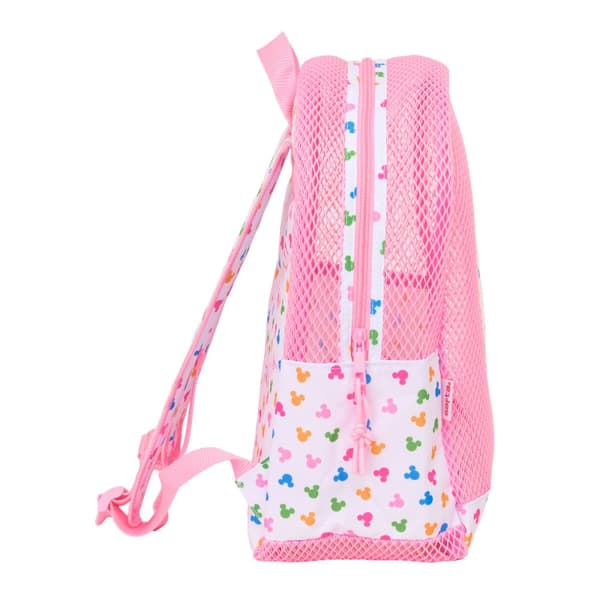 Strand rygsæk Minnie Mouse Multifarvet Pink 30,5 x 24 x 18 cm Børns