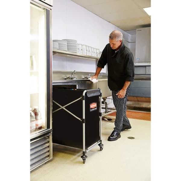 Rubbermaid Commercial Products Sac X-Cart, 150 L, Svart - 1871645