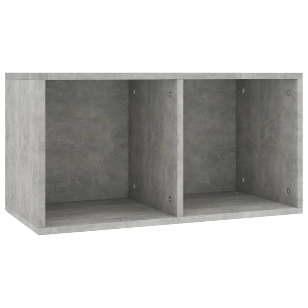 vidaXL Vinylhylla betonggrå 71x34x36 cm spånskiva