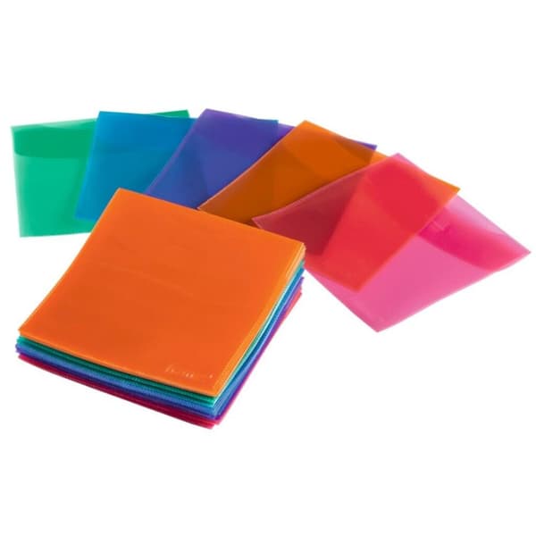 Hama CD/DVD pappersfodral 50-pack Flerfärgad