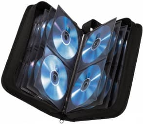 CD Wallet 104 CD Nylon Czarny