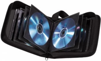 CD/DVD/Blu-ray Wallet, 32 HAMA, black
