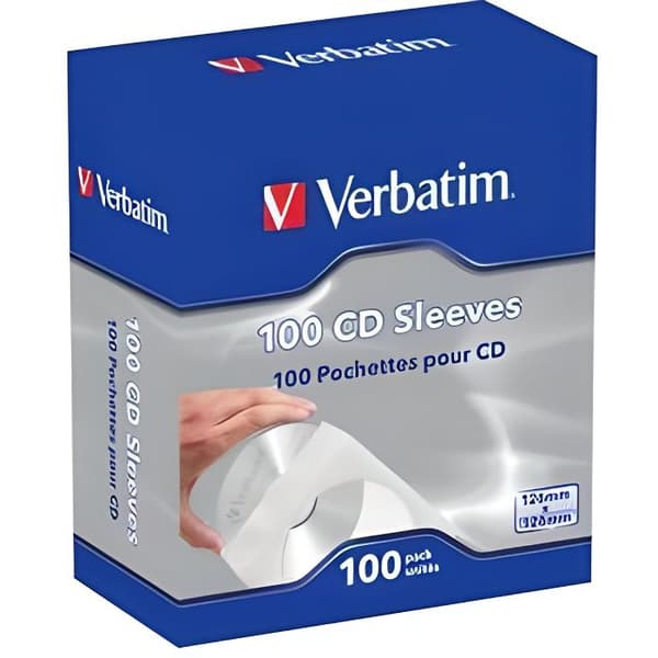 Verbatim pappersfodral för CD-DVD x100
