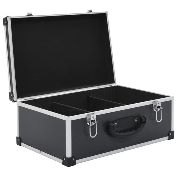 Cd/dvd – opbevaring - Living CD-kasse til 60 CD'er aluminium ABS sort