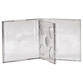 HAMA - Transparent fodral för 2 CD-skivor - Paket om 5