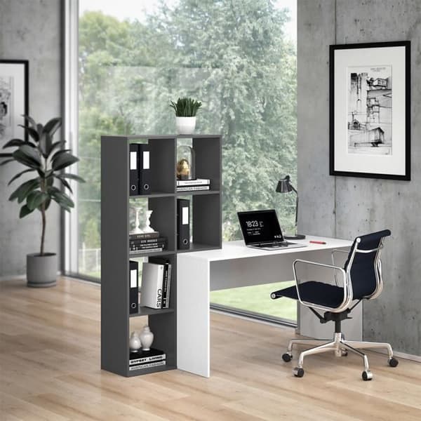 Vicco Bureau Mara, rumsavdelare, datorbord, antracit