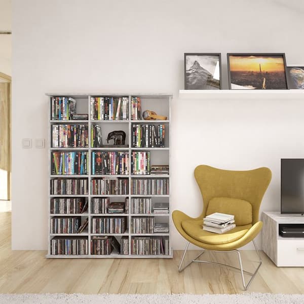 Vicco CD Jukebox Hylla, Betong, 105 x 136 cm