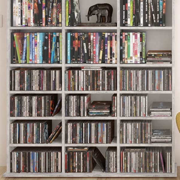 Vicco CD Jukebox Hylla, Betong, 105 x 136 cm