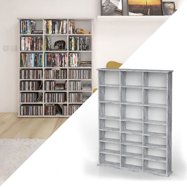 Vicco CD Jukebox Hylla, Betong, 105 x 136 cm