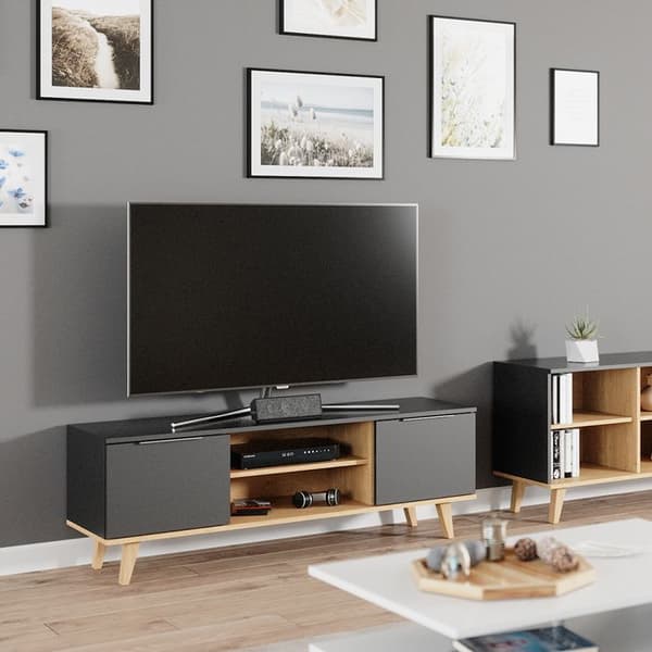 Vicco Nautica TV-skåp, antracit, 138 x 49 cm