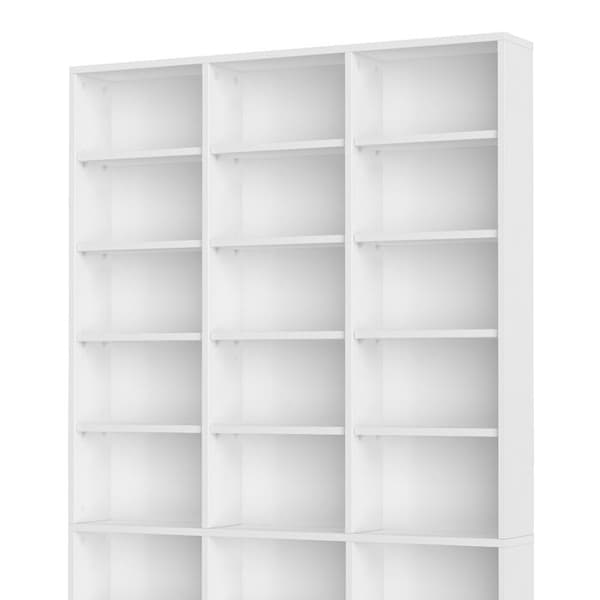 Vicco CD Jukebox Hylla, Vit, 102 x 178 cm