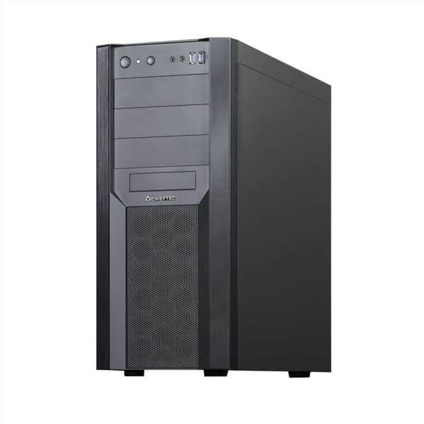 Chieftec Datorfodral CW-01B-OP Mid Tower svart - 0753263076977 Svart
