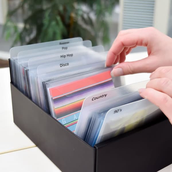 BIO-nedbrydelig CD lomme - med lukke flap - 100 stk.
