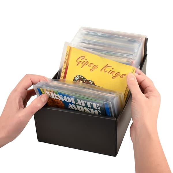 BIO-nedbrydelig CD lomme - med lukke flap - 100 stk.