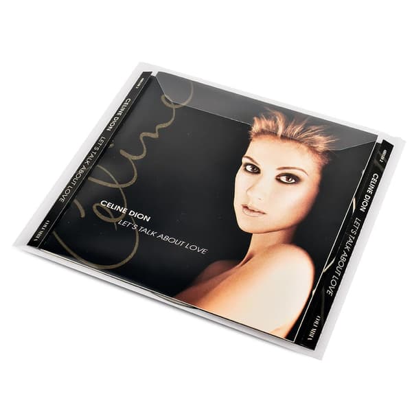 BIO-nedbrydelig CD lomme - med lukke flap - 100 stk.