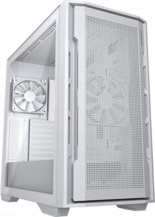 CD-förvaringsfodral - DVD-förvaringsfodral - Blu-ray-förvaringsfodral Cougar Uniface Vit fodral, Midi Tower Vit