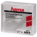 Miniatyrbild 2 av 3: HAMA - Transparent fodral för 2 CD-skivor - Paket om 5