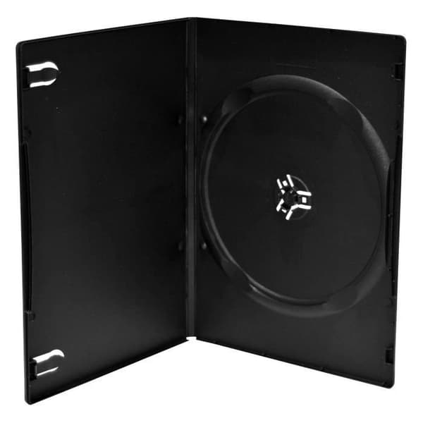 DVD-fodral - MEDIARANGE - BOX16 - Kapacitet 1 skiva - Färg Svart - Pack med 50 fodral