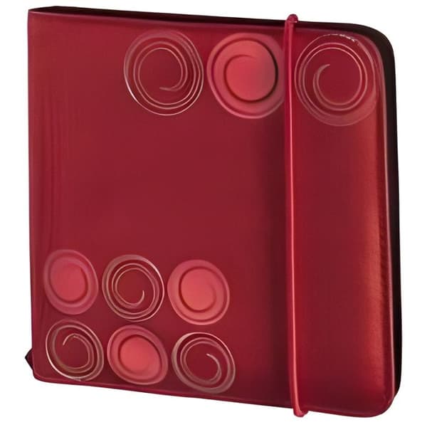 CD/DVD-fodral - Hama - Up to Fashion - Röd - Nylon - 24 CD/DVD