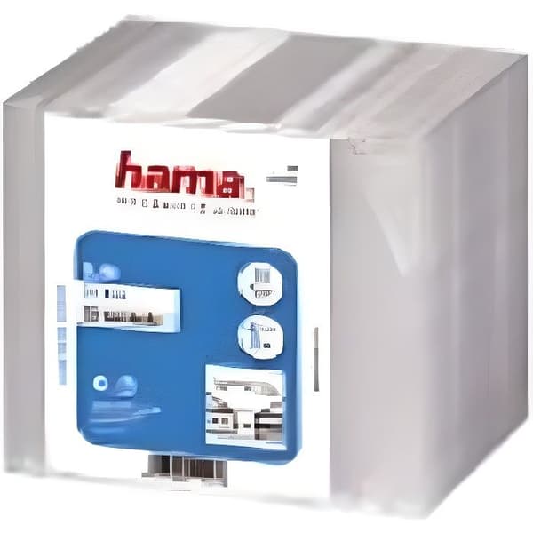 HAMA 00011521 'Slim' CD-fodral - Set med 20 - Transparent