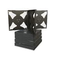 Miniatyrbild 2 av 2: MediaRange BOX34-4, Dubbel låda, 4 skivor, Svart, Plast, 120 mm, 140 mm