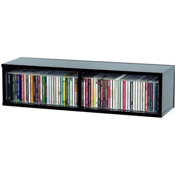 CD-förvaringsställ - CD Box 90 - Svart - Trä - Spånskiva - Klassisk - Tidlös