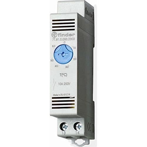 finderserie 7T-nbsp-ndash-nbspTermostatbord 1-nbspkontakt 10-nbspA Öppen kontakt - 7T.81.0.000.2303-FINDER