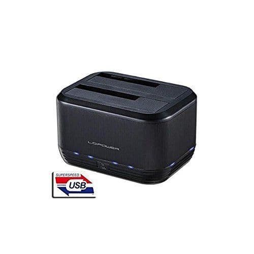"LC Power Station för värd 2-nbspx HDD USB3-nbsp - LC-DOCK-U3-III"