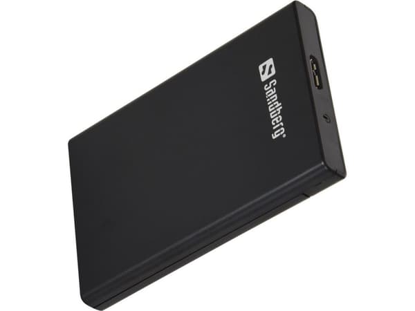 Sandberg USB 3.0 - SATA 2.5" diskkasse 133-89 Sort