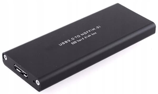 CoreParts M.2 SATA NGFF til USB 3.0, MSUB4300 Sort