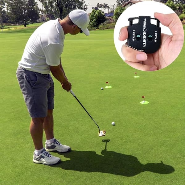 OBOSOE 2kpl Golf Score Shot Stroke Counter Clicker avaimenperällä golfpeliin Scorekeeper Kannettava Counter Clicker Golf Tarvikkeet