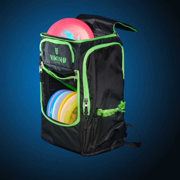 Viking Discs Tour Bag frisbeegolf sekk - Svart hvit