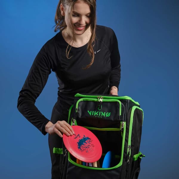 Viking Discs Tour Bag frisbeegolf sekk - Svart/kalk