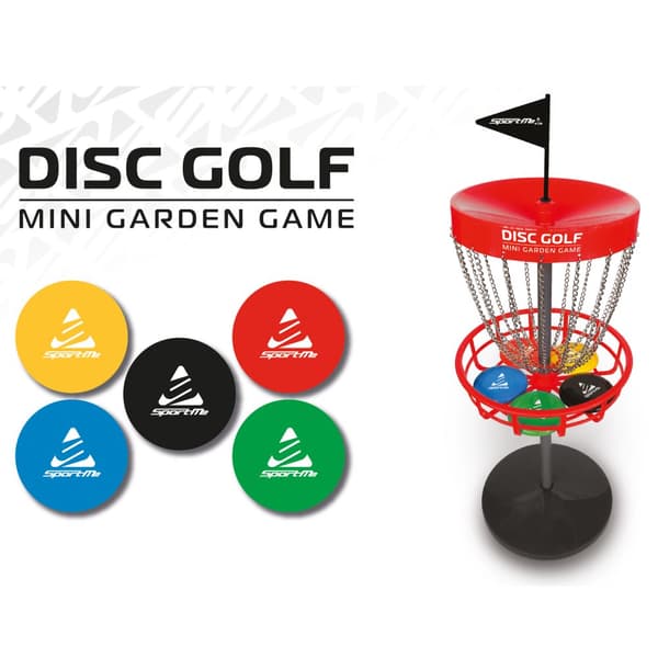 SportMe Disc golf sæt med kurv