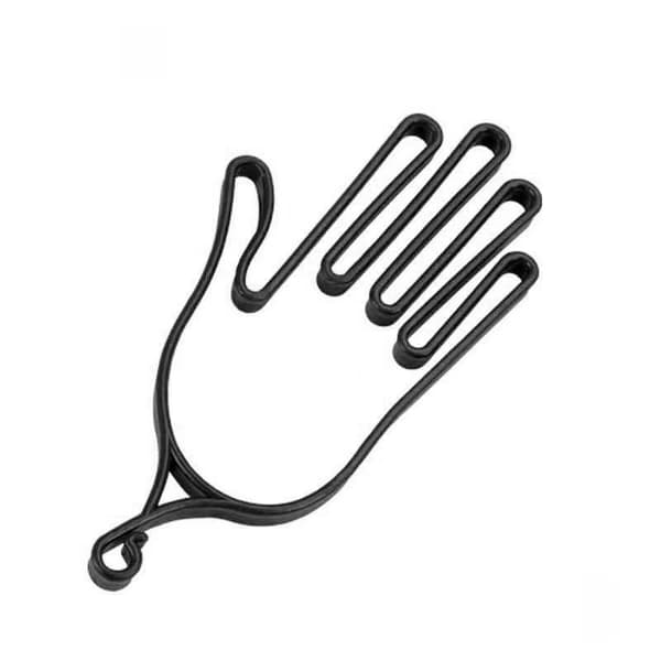 INF Golfhandsketørrer/bøjler/bårer - tørrehandsker, behold handskeformen Sort