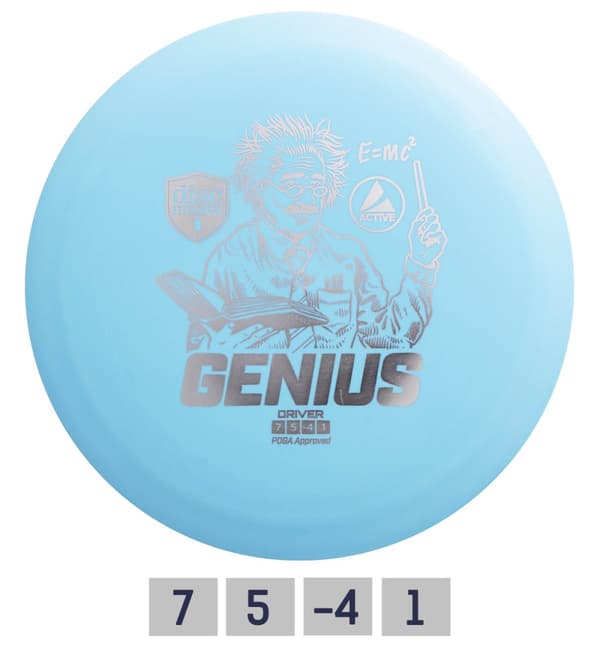 Discgolf DISCMANIA  Fairway Driver  GENIUS Active Light Blue 7/5/-4/1