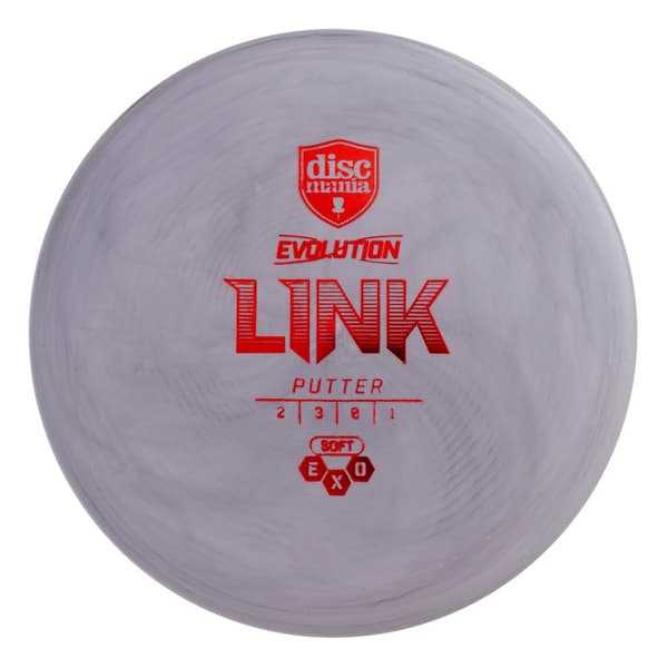Discgolf DISCMANIA Putter SOFT EXO LINK Evolution Grey 2/3/0/1